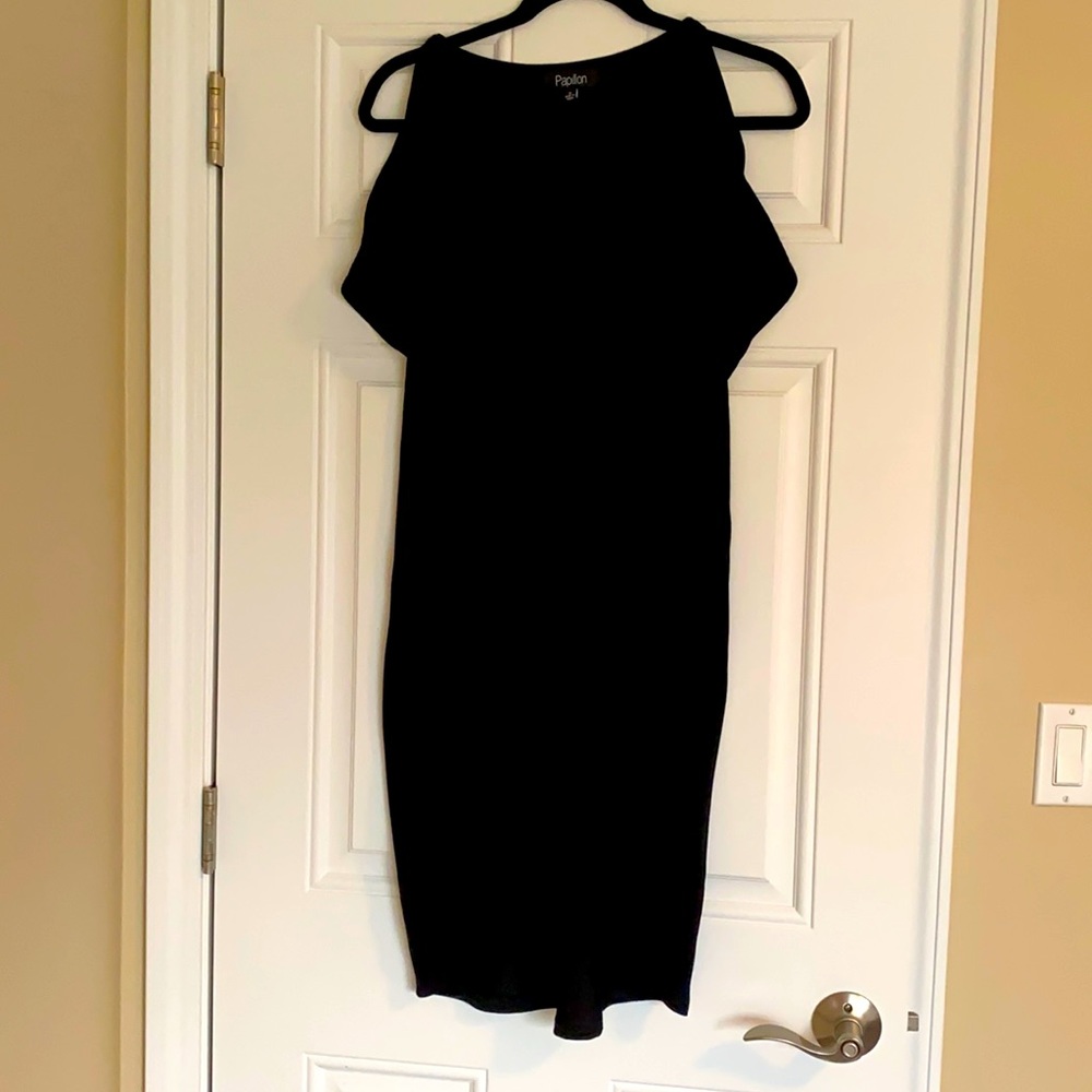Casual black dress